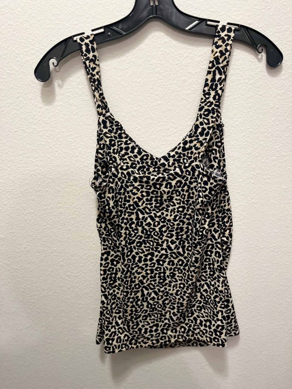 WHBM Leopard Print Ruffle Tank - Picture 3 of 4